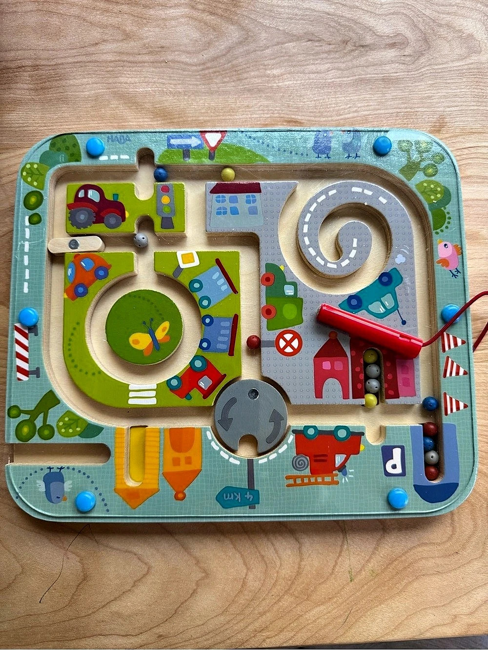 HABA Town Maze Magnetic Puzzle